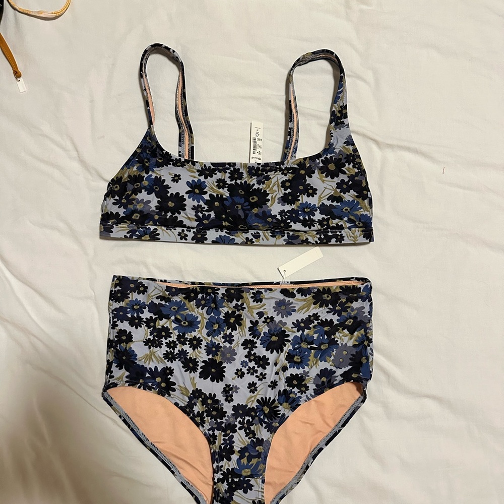 Madewell High Waist Swimsuit set